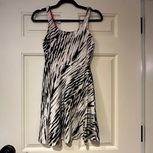 Express Zebra Print Cotton Tank Dress in size XS (Like New!)